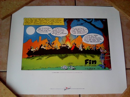 Sérigraphie astérix - astérix, la