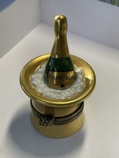 Limoges France Peint Main Champagne in Champagne Bucket La Gloriette