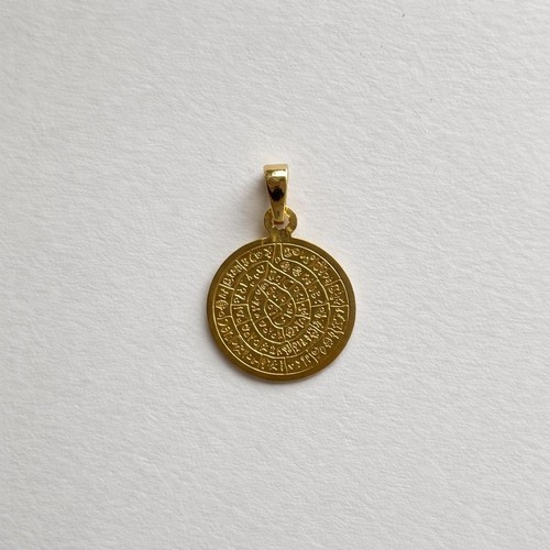 Pendentif disque phaistos - disque, en