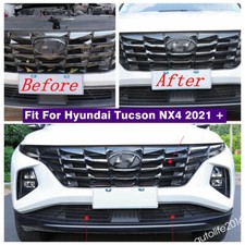 Accessories Front Grille Insect-Proof Net Cover For Hyundai Tucson NX4 2021-2023