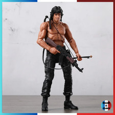 ✅ NECA Type Figurine John J. Rambo 16 cm - Premier Sang Torse nu équipement