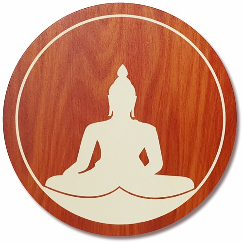 Bouddha sur bois décoration - bois,