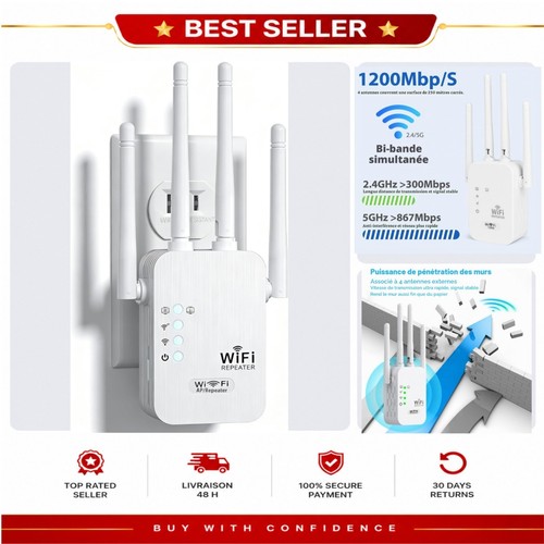 Répéteur wifi 1200mbps - wifi,