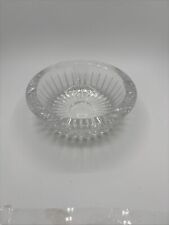 Val St Lambert Crystal Cendrier Ashtray Signed No Chips No Marks Beautiful