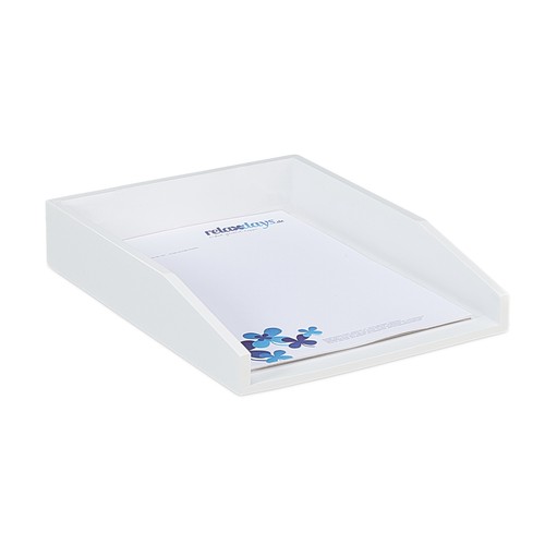 Corbeille courrier blanc - corbeille, à