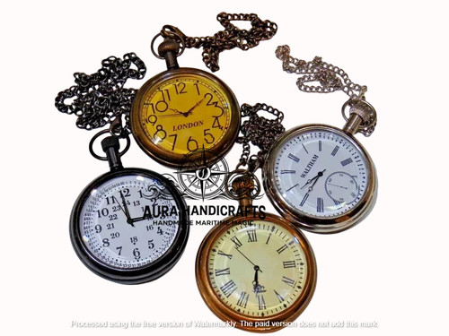 Montre poche nautique aura - de,
