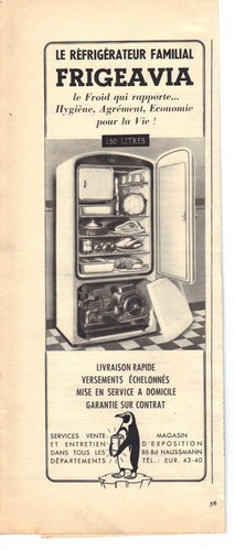Advertising 1950 rhonelux - advertising,