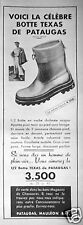 ADVERTISEMENT 1956 PATAUGAS MAULEON B-P FAMOUS TEXAS BOOT MEN OUTDOOR