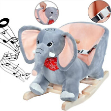 Elephant a Bascule DEUBA - Peluche, Son, Securite