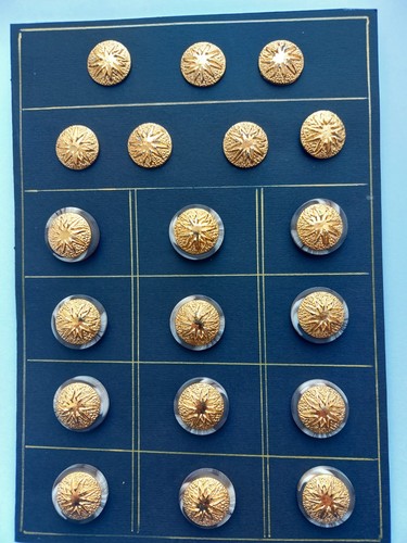 Boutons résine métal - 19, et