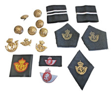 Beautiful set of antique BELGIAN POST badges, buttons and patches