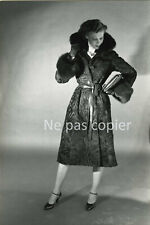 FASHION TED LAPIDUS CIRCA 1975 fur astrakan swakara photo 23 X 15 cm