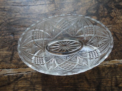 Ravier verre moulé - verre,