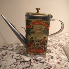Vintage Huile D'Olive Vierge Clarifier Vercherin Olive Oil Tin