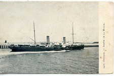 POSTCARD / BELGIUM OSTENDS EXIT FROM TRUNK