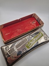 Vintage Rare Weltmeister Vermona Double-Ended Harmonica Made in Germany