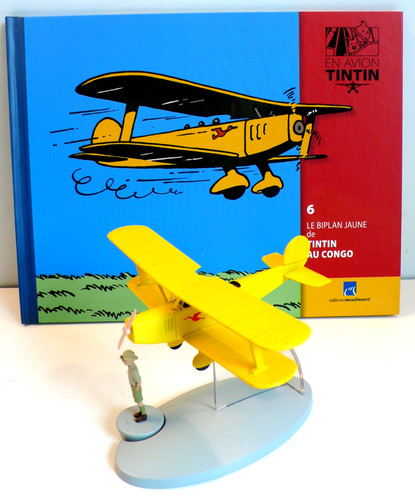 Avion tintin 6le biplan - n°,