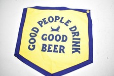 Oxford Pennant Home Decorative Pennant Flag Good People Drink Good Beer Yellow