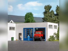 BUSCH Hangar à véhicules - HO 1/87 - BUSCH 1967