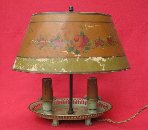 Lampe bouillotte xix ème tole - lampe,