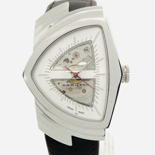 Hamilton Ventura Auto H24515551 H245150 Automatic Exhibition Leather Strap Rare