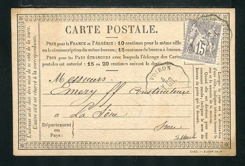 Rare carte précurseur - rare, de
