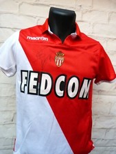 Maillot AS MONACO FC asm signed signé JOAO MOUTINHO foot ultras
