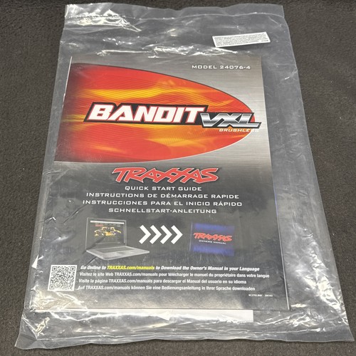 Traxxas bandit vxl manual and - vxl,