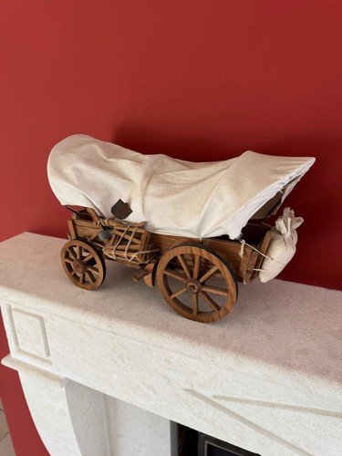 Maquette bois chariot - maquette,