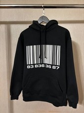 Vetements Barcode Black Hoodie Authentic M size VL14HD200B VTMNTS