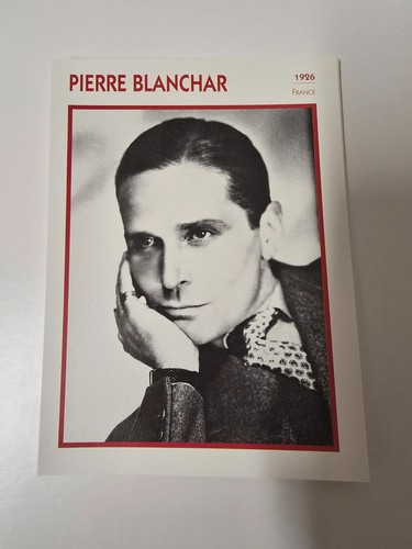 Carte fiche acteur - carte, edition