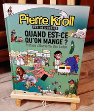 Pierre Kroll - Dessin original, dédicacé, signé  sur EO