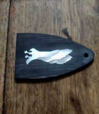TRUSS ROD COVER PRS guitars guitare PALISSANDRE / WHITE PEARL BIRD 2