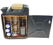 Military JERRY CAN Portable MINI BAR Canister HandMade Mens Gift Ex-Army 5Gal 20