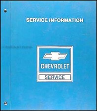 Manuel De Réparation Original Pour Chevrolet Citation II Et Celebrity 1984