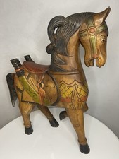 Grand Cheval Décoratif Bois