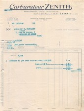 1930 CARBURETOR ZENITH A LYON