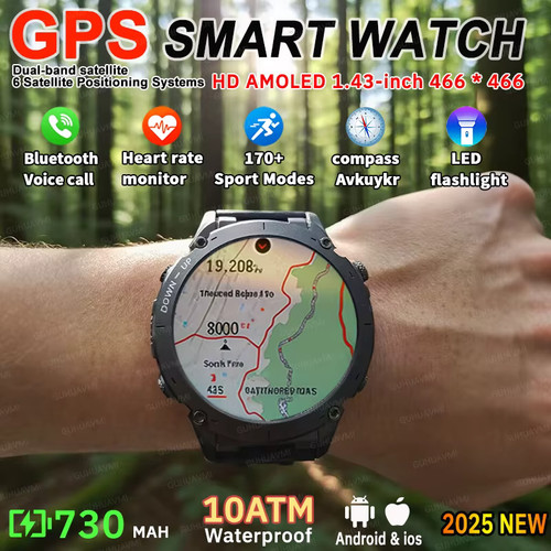 Montre intelligente gps sport - montre,