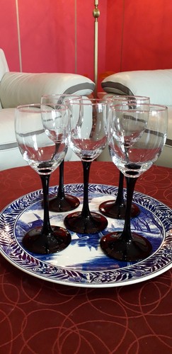 Lot verres vin sur - vin,