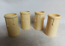 4 grosses bougies couleur