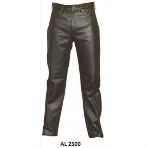 Mens black leather plain five - leather,