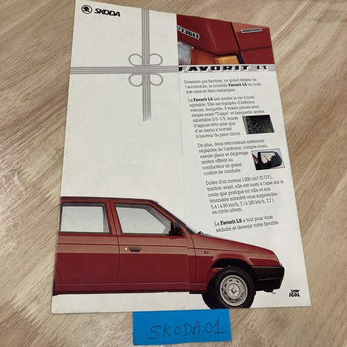 Skoda favorit prospectus - skoda,