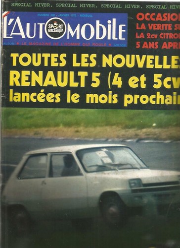 Automobile 308 renault 5 - renault,