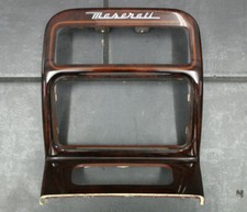 Trim middle console rear Maserati Quattroporte walnut inlaid wood M139