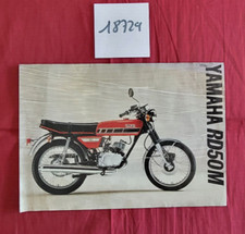 N°18729 / YAMAHA  RD 50 M  / prospectus belge / Francais , nederland