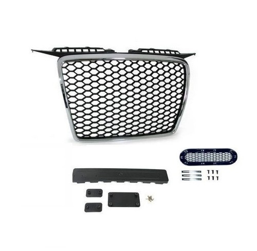 Calandre chrome noir pour - noir,