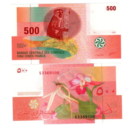 Comores comoros billet 500 - comoros,
