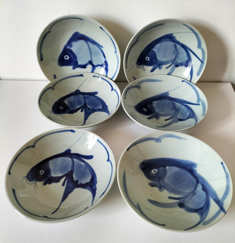 Assiettes creuses chinoises - 6,