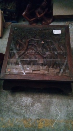Table basse opium gravé - basse,
