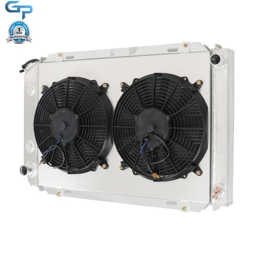 Row radiator shroud - row, fan